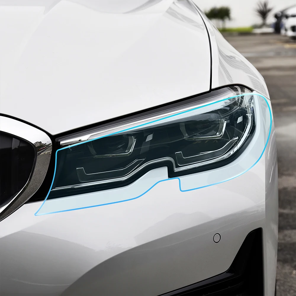 

TPU For BMW 3 Series Base G20 2019 2020 2021 2022 PPF Pre-cut Car Headlight Paint Protection Film Accessories Side Mirror Back