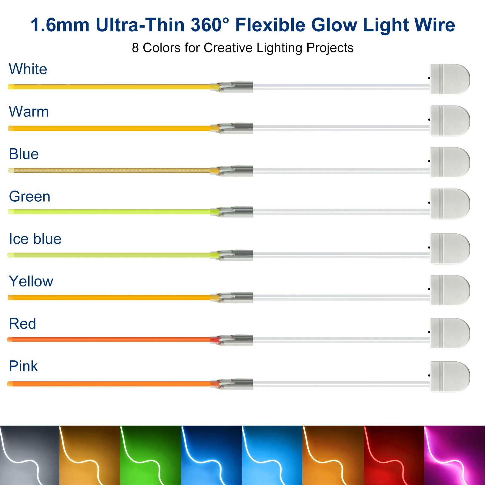 3V Battery Powered Flexible LED Filament 110mm 190mm 300mm 360° Luminous Bendable Edison Bulb Lamp Parts Diode DIY for Dollhouse image 4