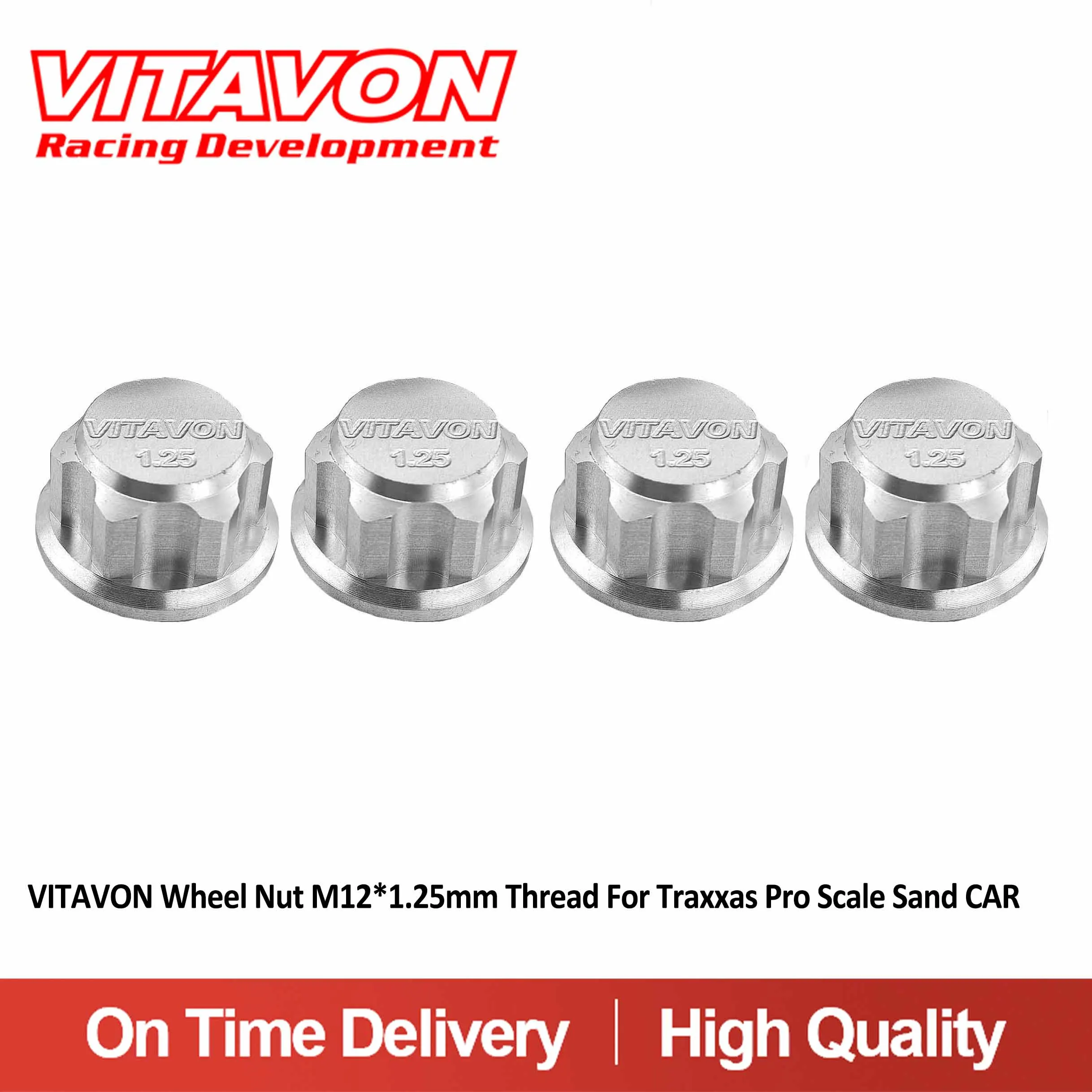 

Колесная гайка VITAVON с резьбой M12*1,25 мм для Traxxas Pro Scale Sand CAR 1/6