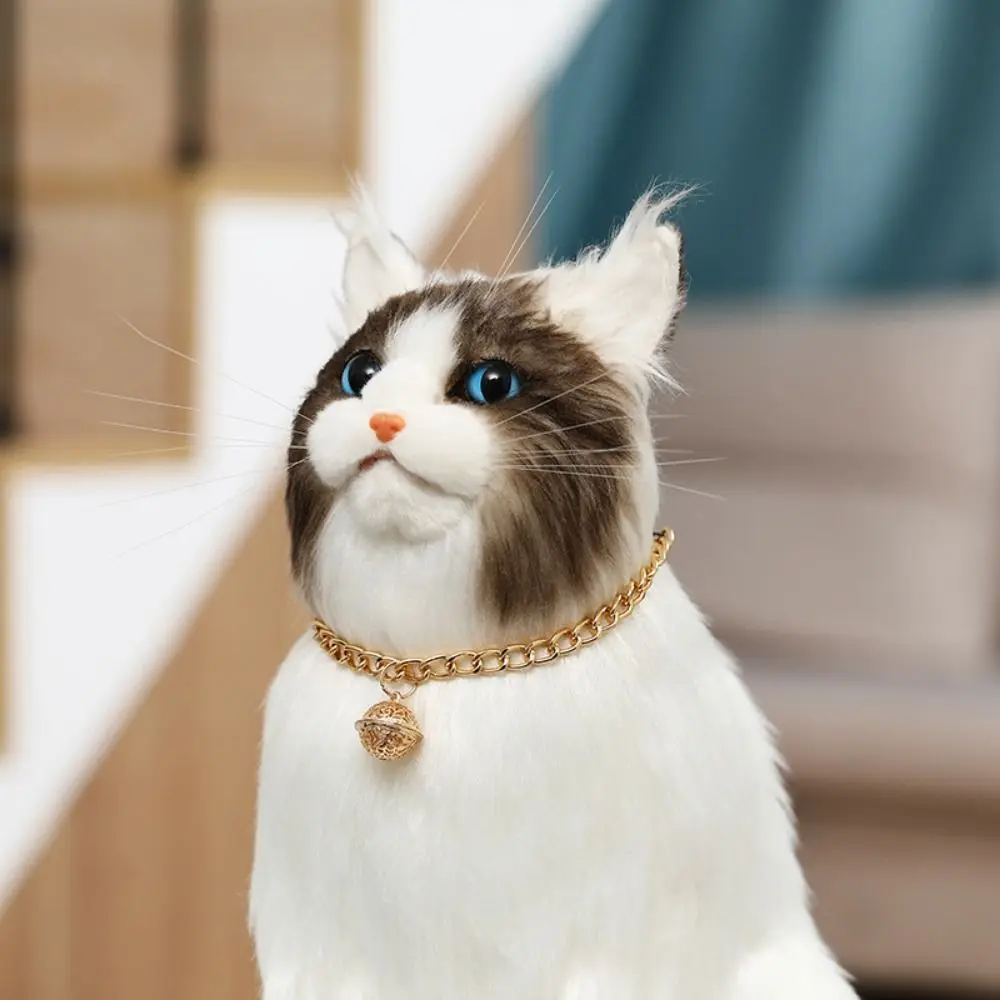 

Personalized Classic Pet Metal Necklace Hollow Bell Exquisite Dog Neck Chain Universal Eye-catching Cat Collar Pet Party
