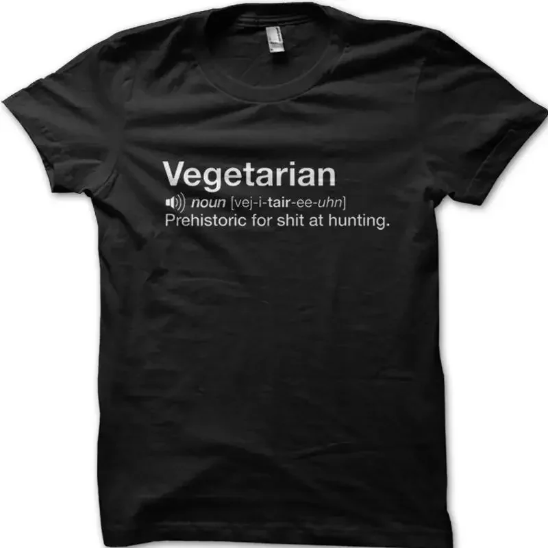 Vegetarian Shxt At Hunting Funny Fathers Day Gift T Shirt