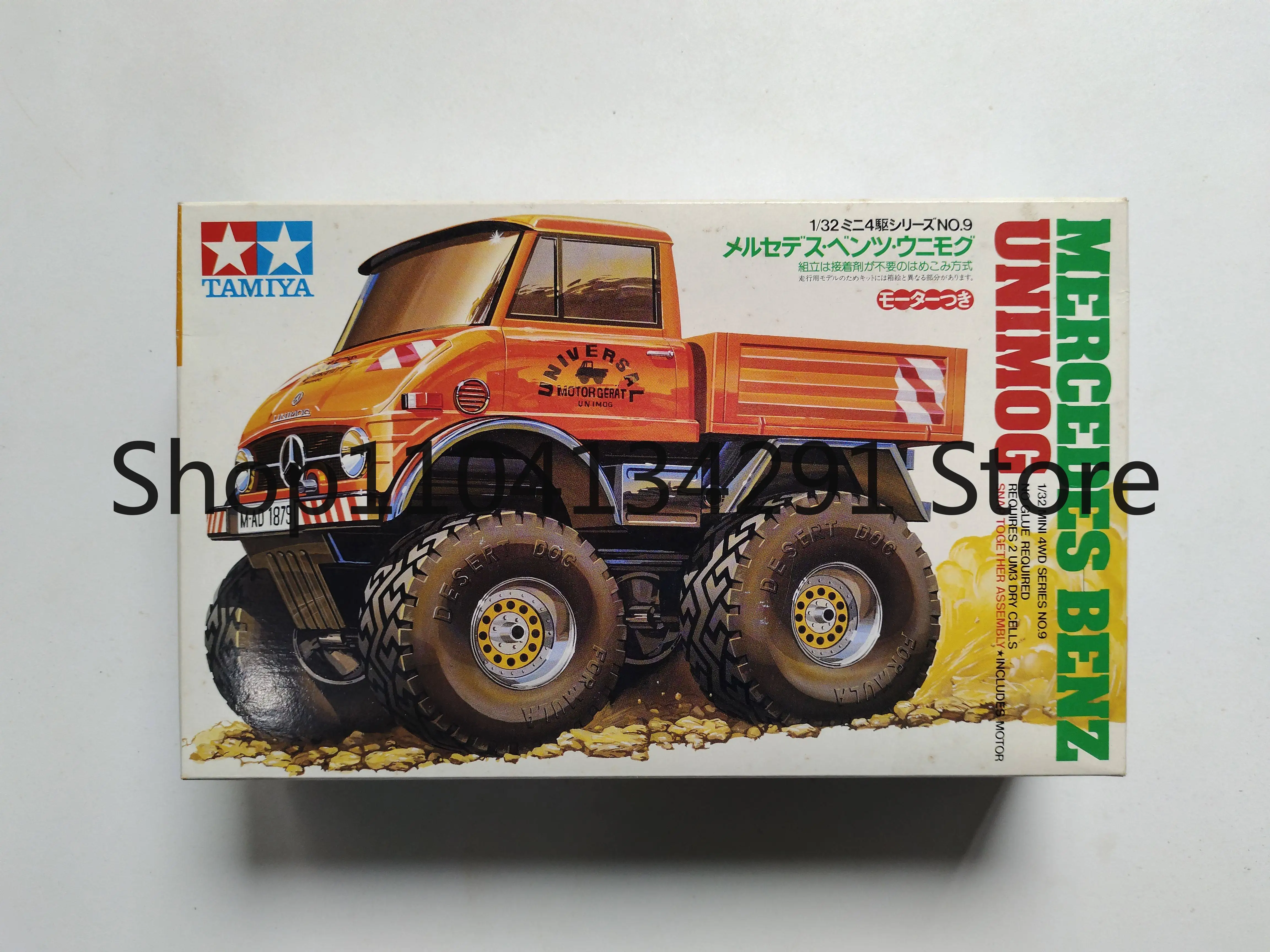 

Original Tamiya Off-Road Car 19009 Mercedes-Benz Unimog (Philippine Edition) Toy Model Collectible Birthday Gift