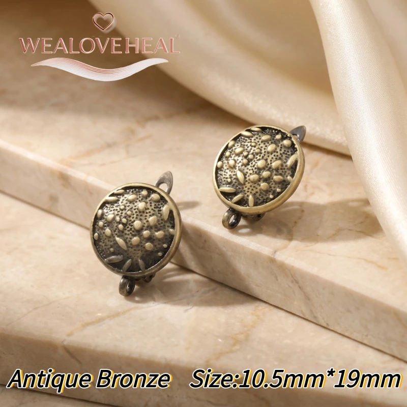 schmuckherstellung zubehör，Antike Bronze-Ohrringverschlüsse für DIY-Schmuckherstellung, Ohrringhaken, Zubehör, handgefertigte Bastelmaterialien, Großhandel – Detail 17