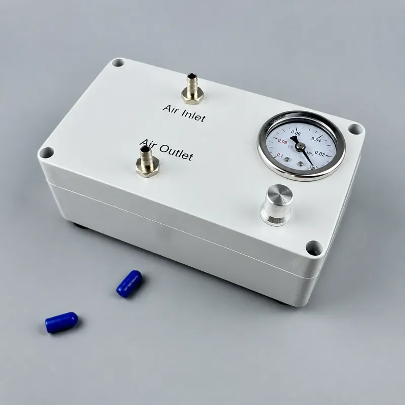 Laboratory Electric Vacuum Pump -80KPa Adjustable Flow Rate Stainless Steel Vacuum Defoaming Tank 700 1000 1400ml