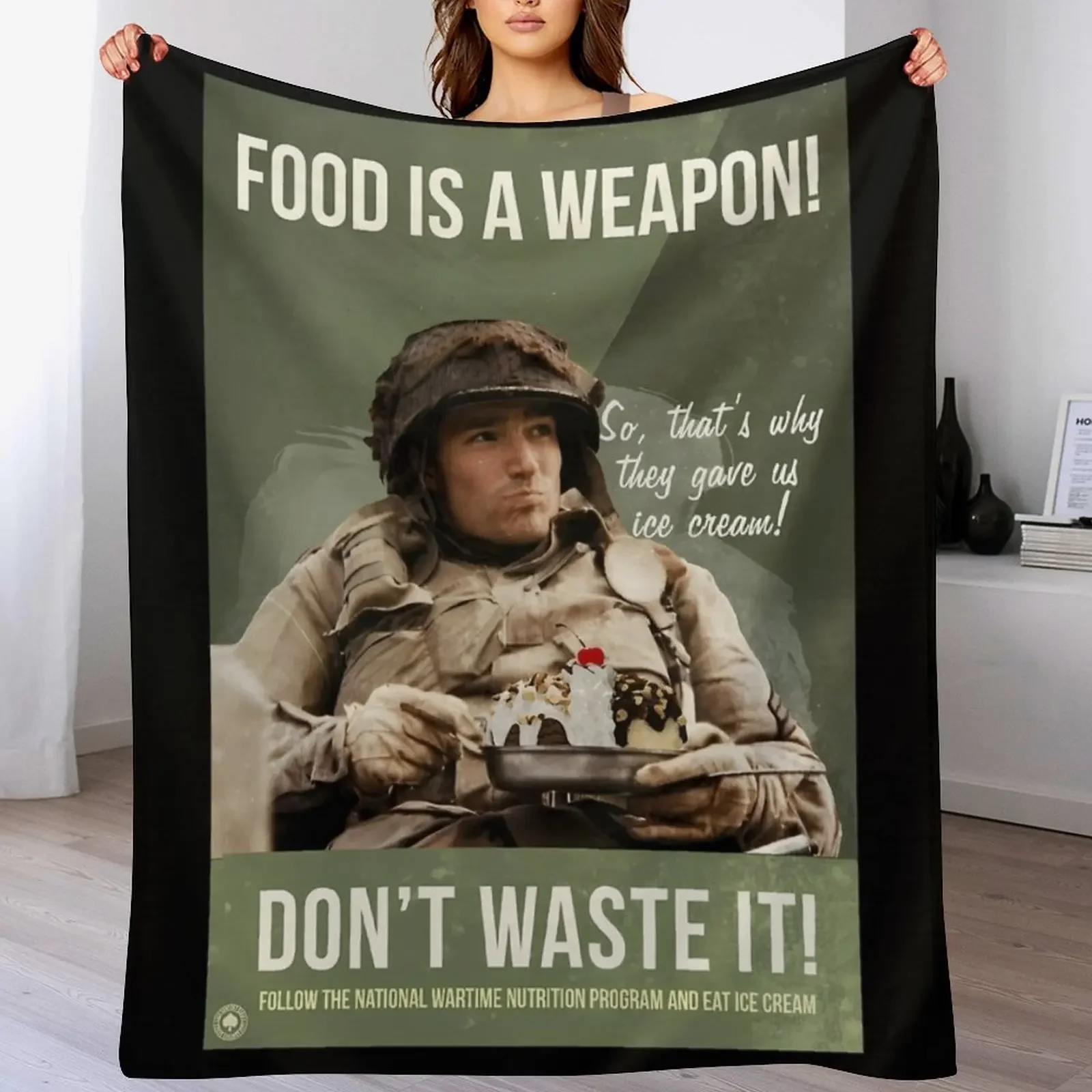 

Guarnere band of brothers Throw Blanket Multi-Purpose christmas decoration Weighted Hair Blankets