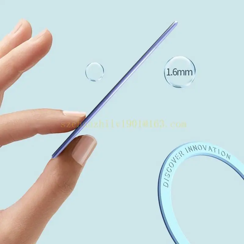 لوحة معدنية صغيرة مستديرة لزجة لوظيفة الهاتف اللاسلكية ملصق حلقة ملصق، للهاتف الخليوي اللاسلكي