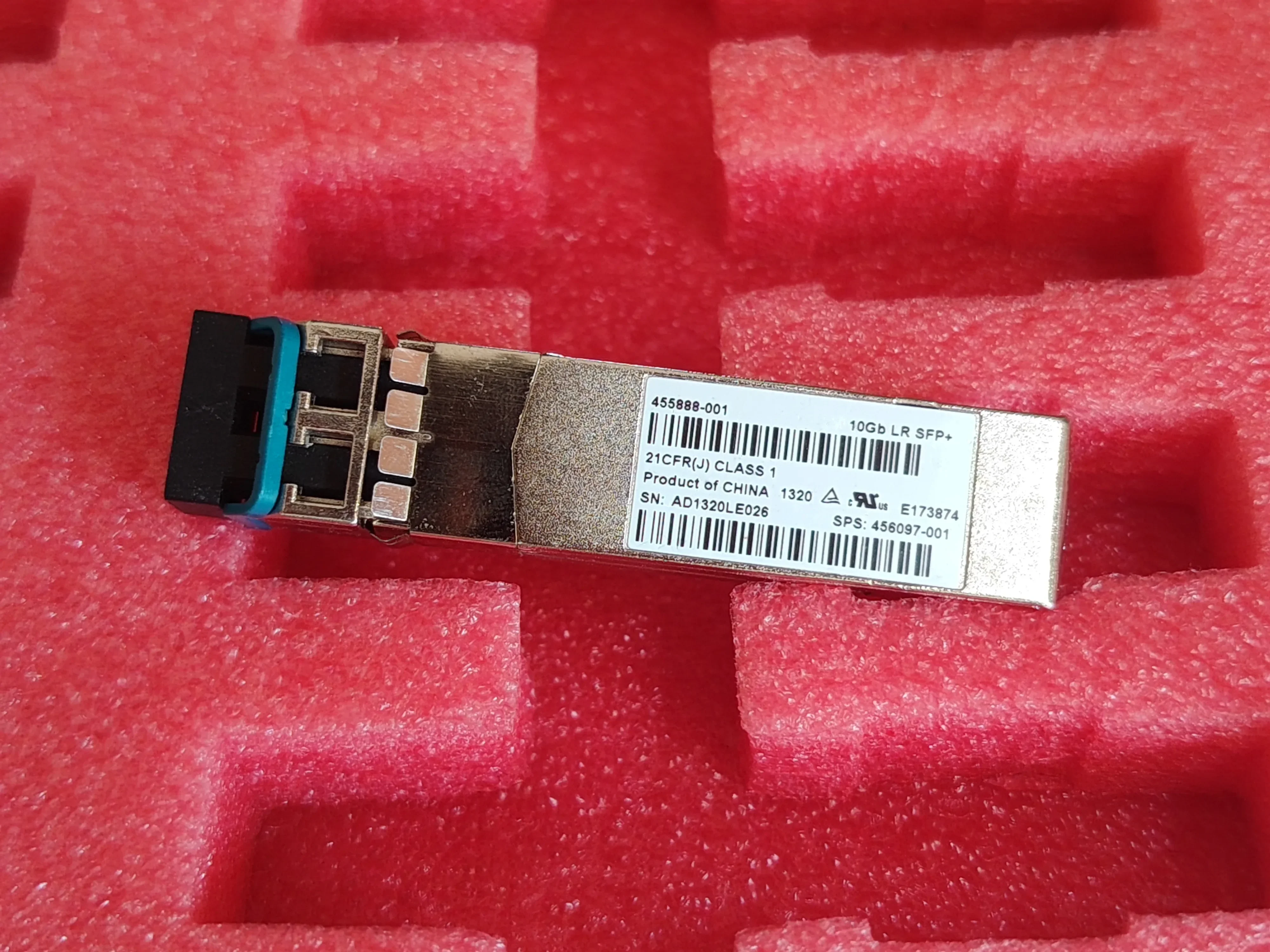 

Original New 455888-001 10G sfp optical fiber Single-mode 455886-B21 456097-001 LR SFP 10km 10gb SFP+ module
