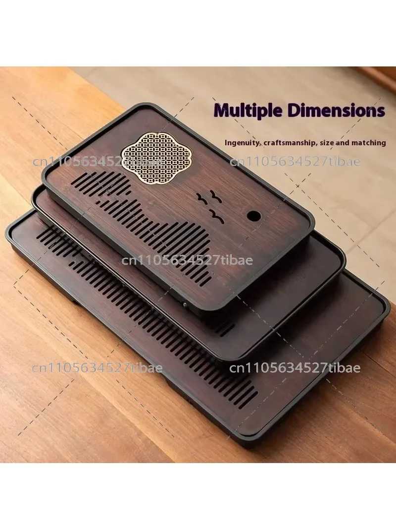 Bamboo Tea Tray Set Tea Ceremony Drain Tray Brewing Platform