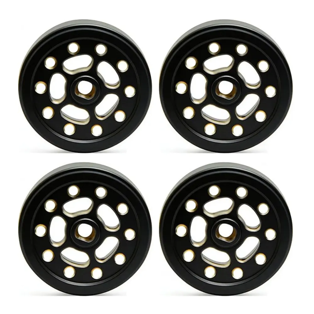 Hot Team Hobby Brass Offset 3.6mm Beadlock 0.7'' Wheel Rims Tire 20mm Outer Diameter for AXIAL SCX30 Upgrade Parts
