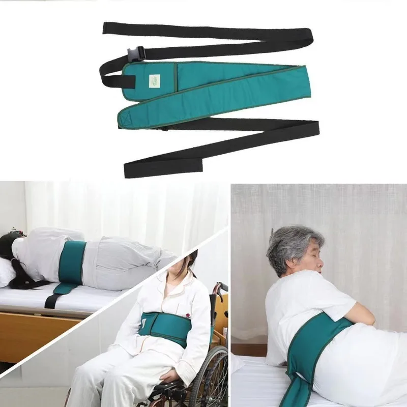 Bed Safety Harness Adjustable Guardrail Belt Wheelchair Seat Patients Restraint Fixing Comfortable Strap Safe Health Care
