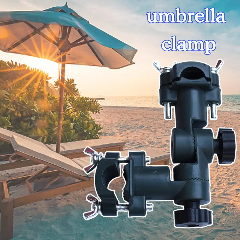 

1 Pcs Beach Umbrella Fishing Umbrella Universal Connector Multifunctional Fold Fishing Parts Outdoor Connector Double Brack J4R2