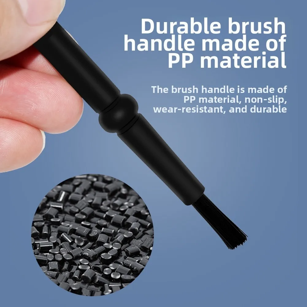 8 Piece AntiStatic Brush Set for Delicate Dust Removal and Cleaning of For Precision Components with Synthetic Fibers