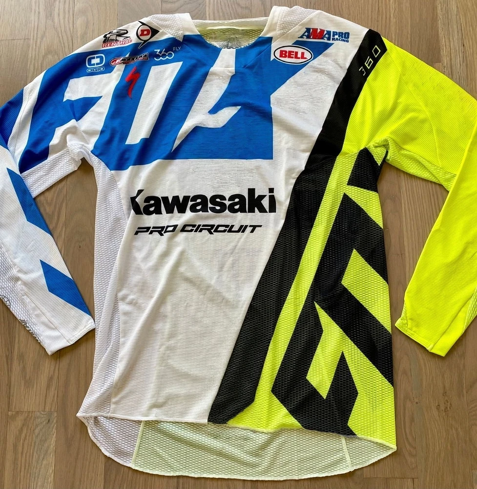 

Kawasaki Motorcycle Racing Team Men's T-shirt Long Sleeve Spring and Autumn Men's T-shirt 2025 New Sports Breathable Men's Top