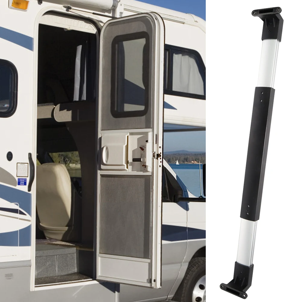 Universal RV Screen Door Cross Bar Non-Slip Sturdy Secure Grip Adjustable From 21-5/8 To 28-5/8 Inch for RV Travel Trailer