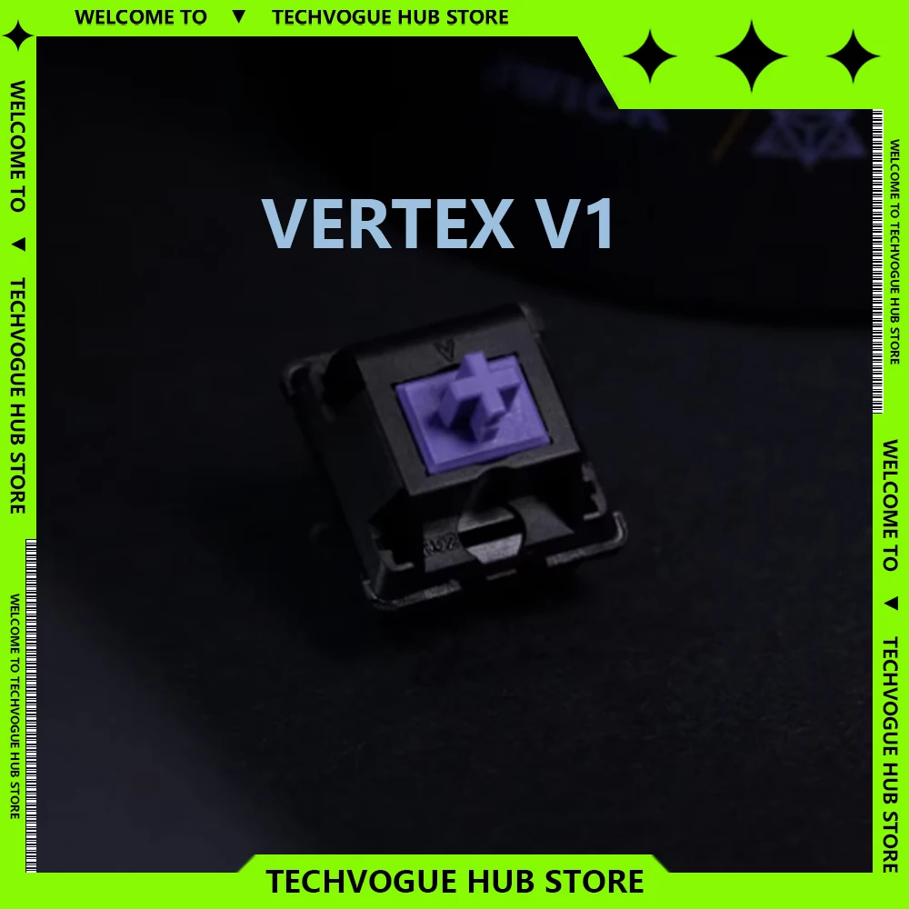 Przełączniki liniowe VERTEX V1 Factory-Lubed Version PC Niestandardowy prezent Klawiatura mechaniczna DIY Fabryczne programowalne akcesoria biurowe