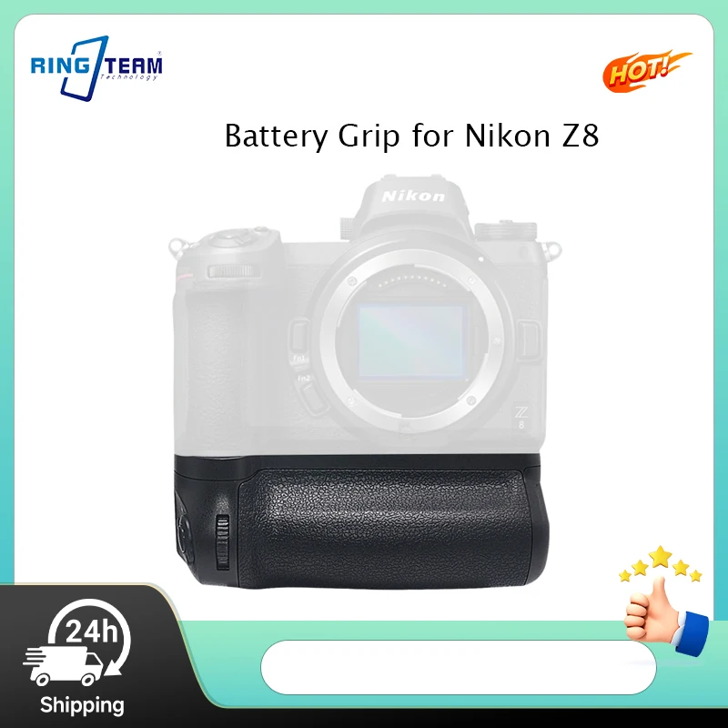 

MB-N12 Camera Battery Grip for Nikon Z8 Work with Dual EN-EL15 EN-EL15C Battery Anti-slip Vertical Shooting Ergonomic Power Grip