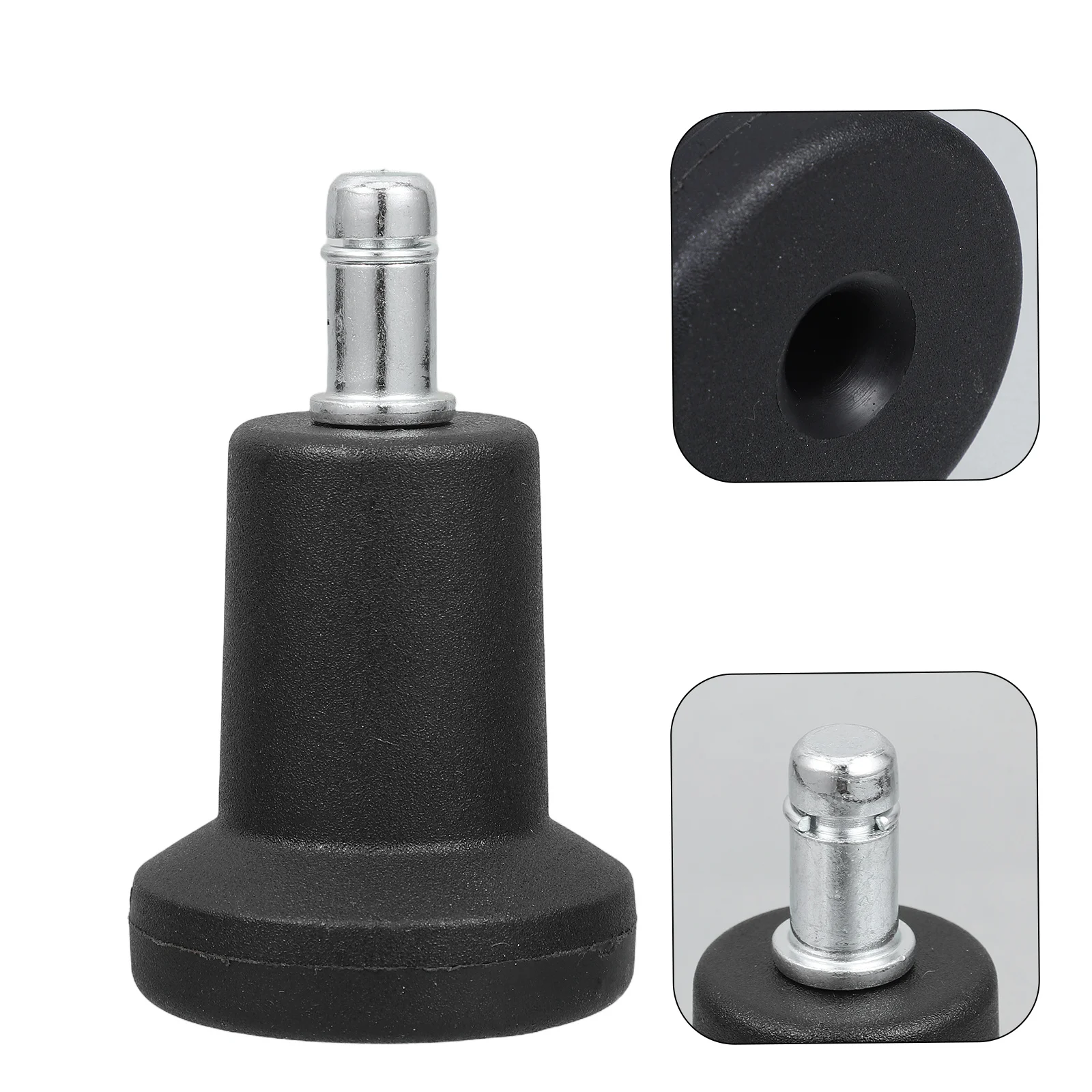 

5Pcs Chair Leg Protector for Floors Circlip Screw Fixed Foot Pad Office Chair Wheel Cover Hardwood Floor Fixed Foot Pad