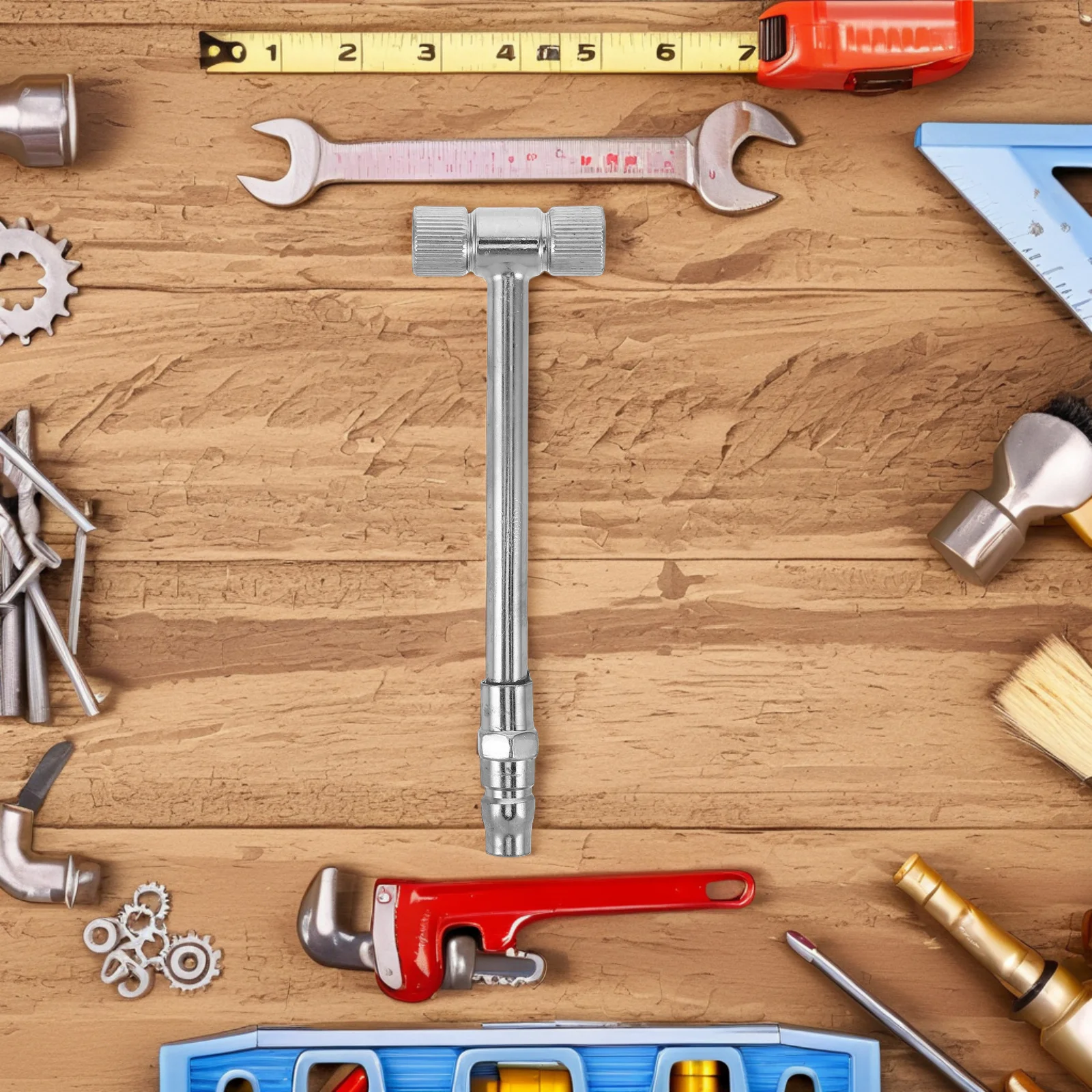 

Tire Air Chuck Nozzle Heavy Duty Iron Car Motorcycle Bike Inflator Adapter Air Compressor Attachment For Tires Tubes Repair Tool