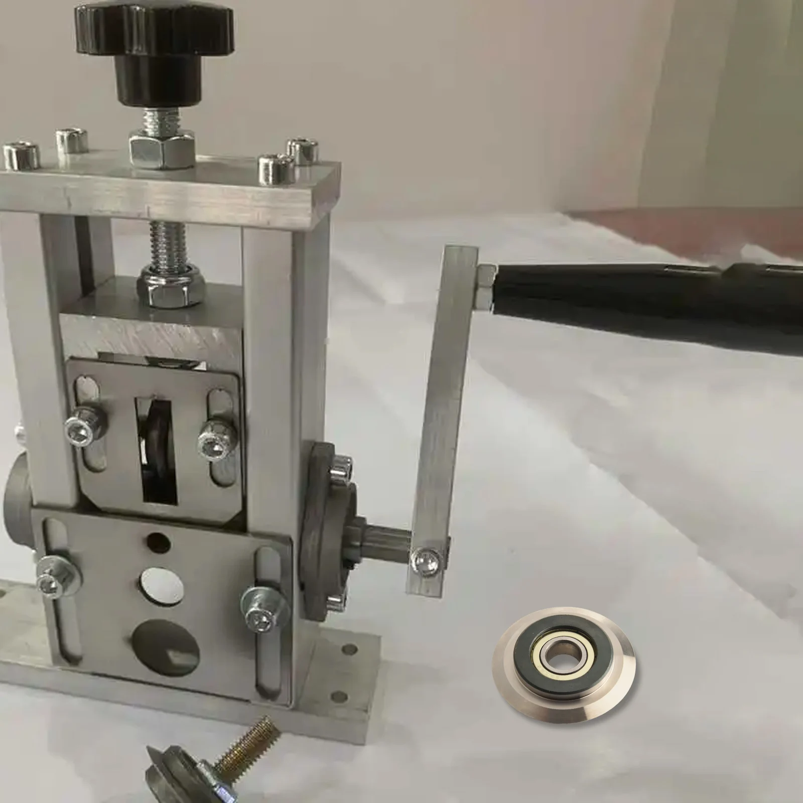 Cable Stripper Replacement Blade Cutter for Copper Wire Machines Made of Special Alloy 65mm OD with Front and Rear Bearing Sizes