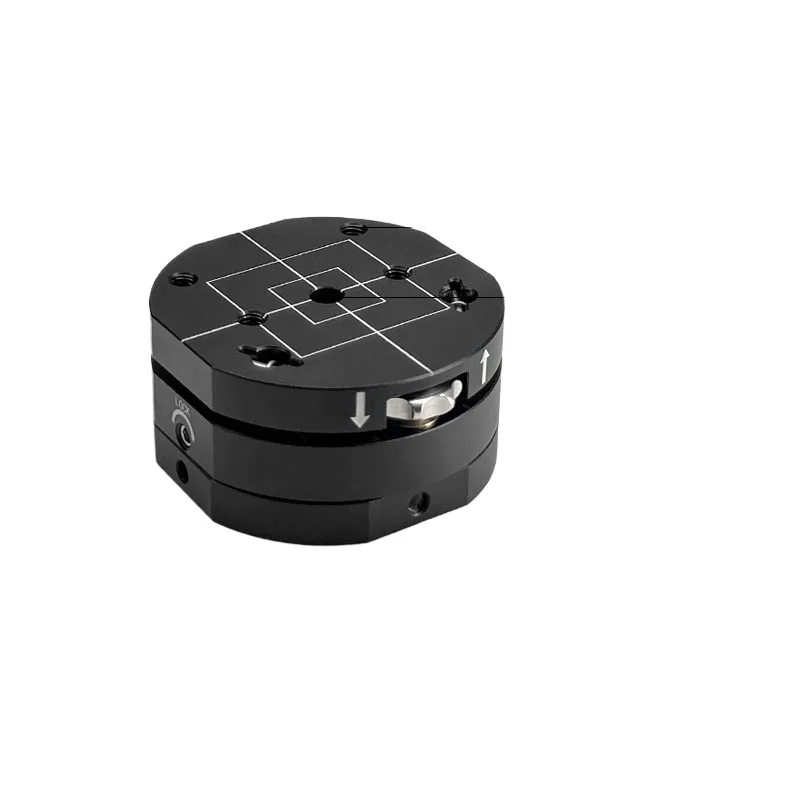 For Adjustable Pitch and Yaw 360 ° Swivel Mount Table with M4 Thread/countersunk Hole Top Plate and Base Connection
