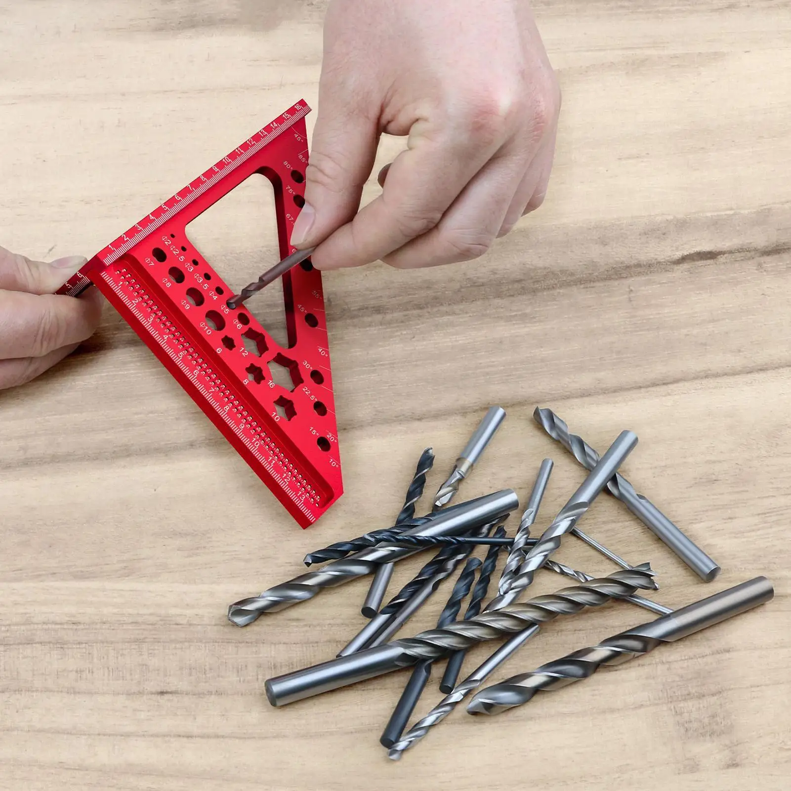 3D Multi-angle Measuring Ruler 3D Measuring Carpenter Ruler For Framing Measuring Tools Adjustable Protractor For Engineer