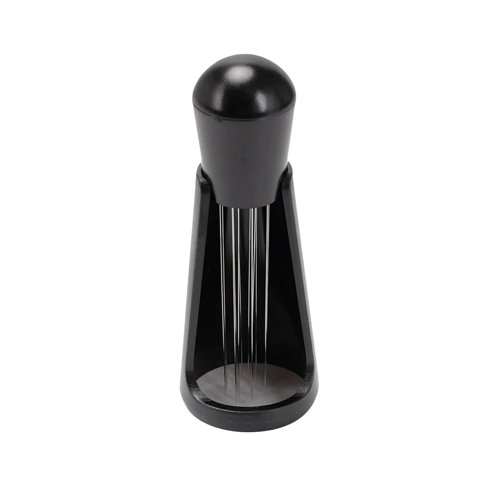 Coffee Tamper Leveler Distributor Stirrer Tool 10 Pin Design Espresso Ground Scatter Rack Stand ABS Handle for Coffee Maker