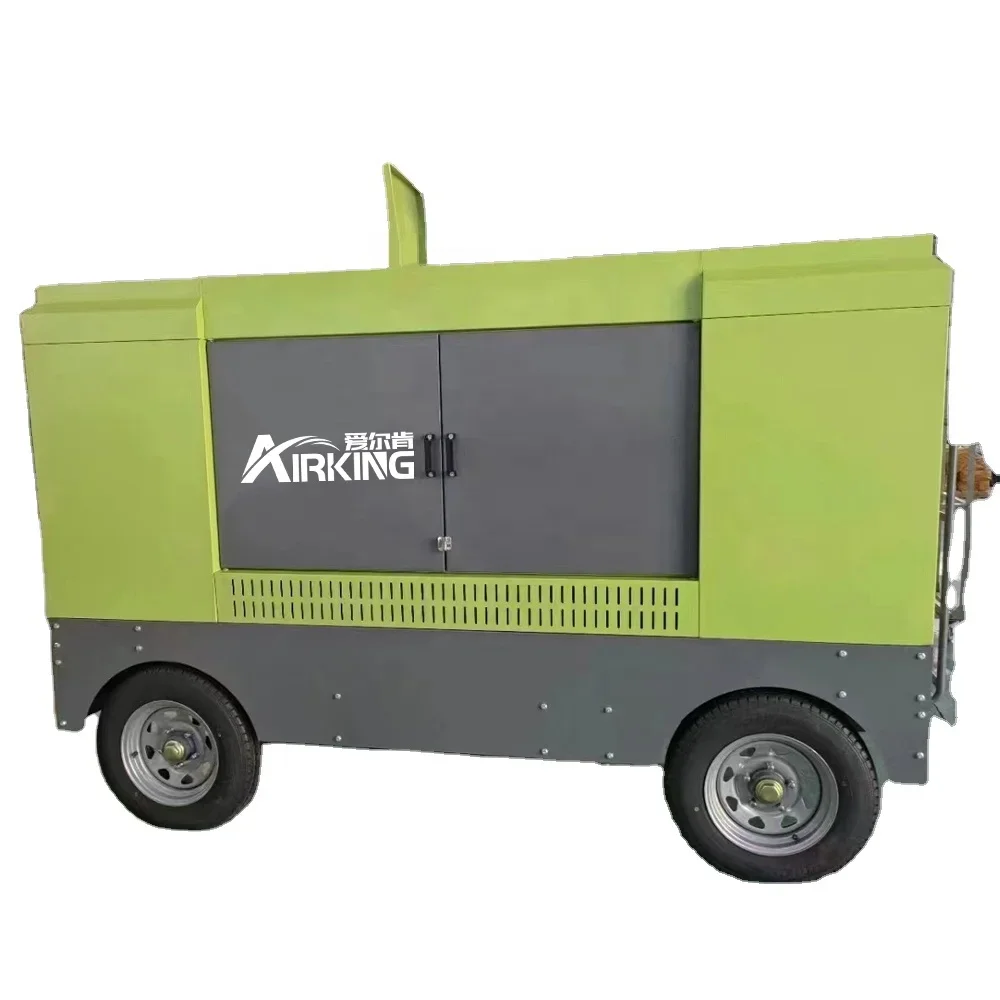 Low Fuel Consumption 15/15 Diesel Powered Air Compressor 140Kw Mobile Air Compressor