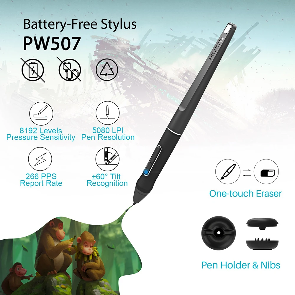 Caixa traseira de liga de alumínio mais vendida Tela totalmente laminada de 15,6 polegadas KAMVAS Pro 16 Pen Display