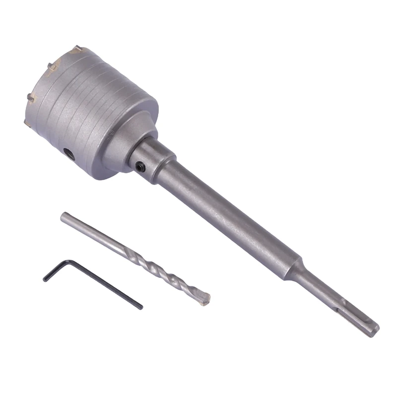 M11K-SDS Plus Shank Concrete Cement Stone 65Mm Wall Hole Saw Drill Bit 200Mm Rod Mark