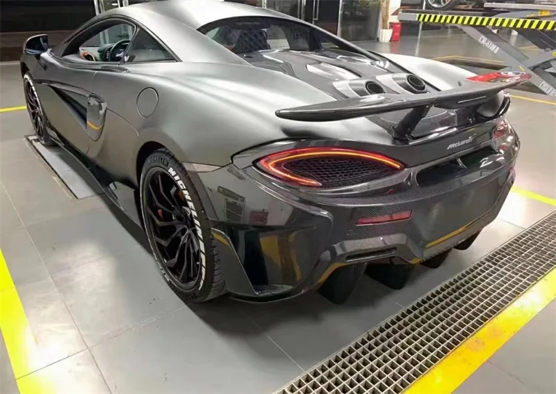 

Используется для Mclaren 570 570s 540, обновленный 600LT кованый задний бампер из углеродного волокна, задний спойлер, комплект кузова