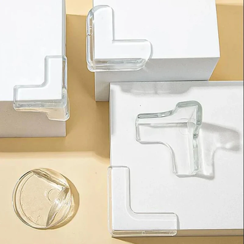 

4pcs Children's Table Corner Protective Cover Baby Safety Silicone Round Cover Pvc Table Corner Anti-Collision Protective Cover