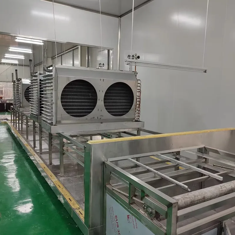 Energy Saving Automatic Variable Frequency Tunnel Freezer High Yield for Meat Seafood Custom
