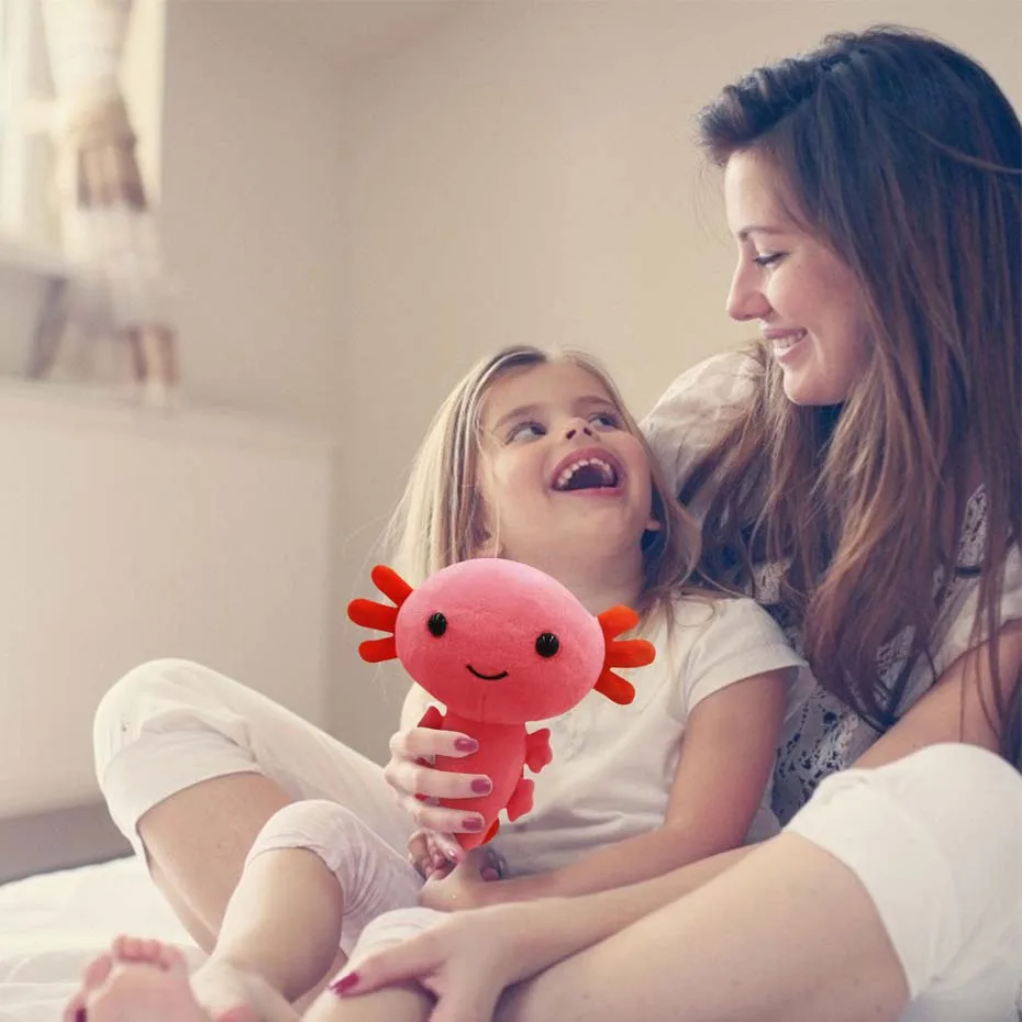 2025. لطيف Kawaii Axolotl ألعاب من نسيج مخملي Axolotl الحيوانات المحشوة بلوشي دمية ألعاب الأطفال غرفة ديكور الاطفال هدية