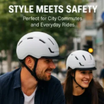 

Новый велосипедный шлем, цельный формовочный городской дорожный отдых, регулируемый сверхлегкий одиночный шлем