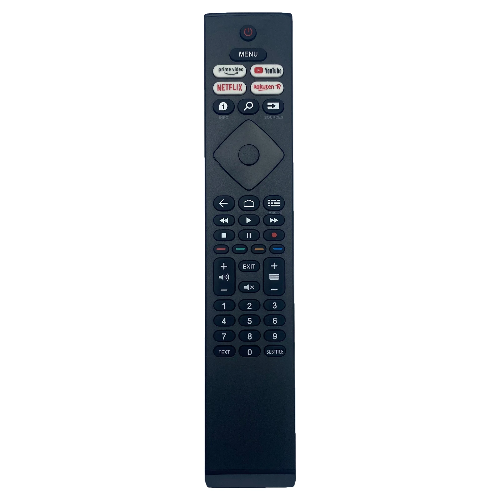 New BRC0984502/01 Replacement Remote Control fit for Philips Smart TV with Netflix YouTube Prime Video Button