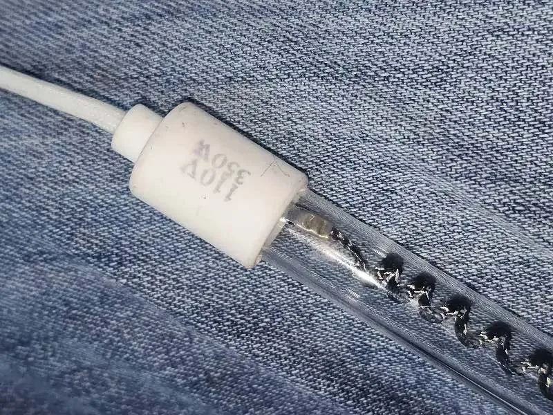 

Нагревательный элемент HoneyFly, 10 шт., из углеродного волокна, 110В, 350Вт, 700мм, кварцевая трубка для печи DTF, для нагрева, сушки и печати