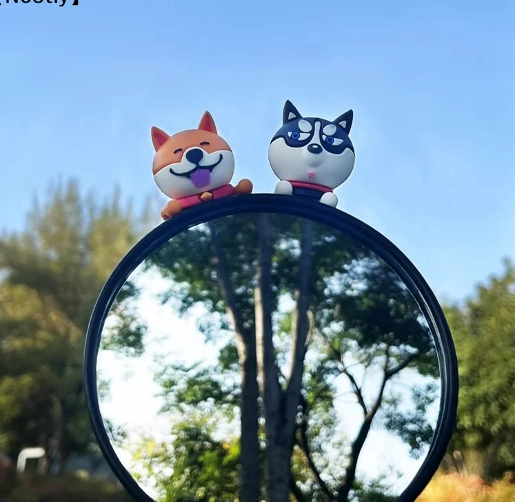 Motorcycle Decorative Dolls Car Dashboard Decorative Stickers License Plate Ornaments Motorcycle Car Battery Car Stickers〔Nest〕