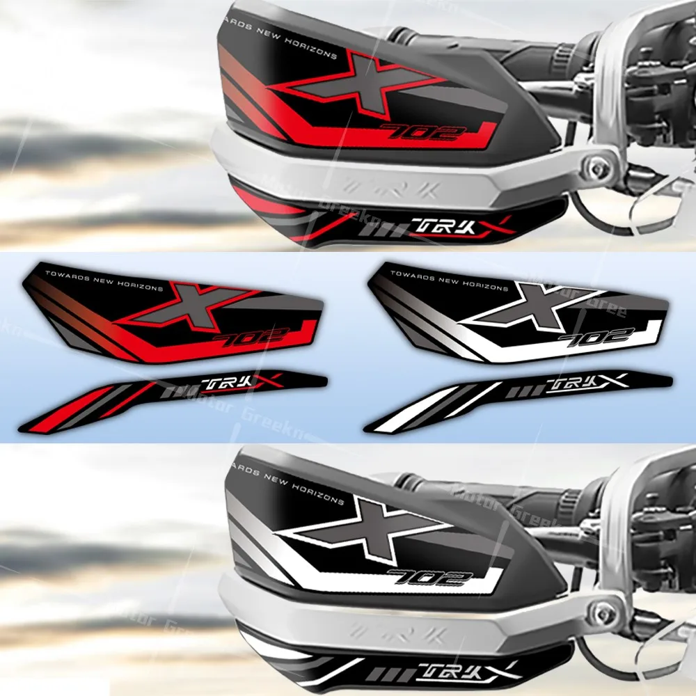 Motorcycle Handguard Protection Sticker Shield Hand Guard Decal Waterproof For TRK702 Trk 702 trk702x TRK 720X 2023 2024