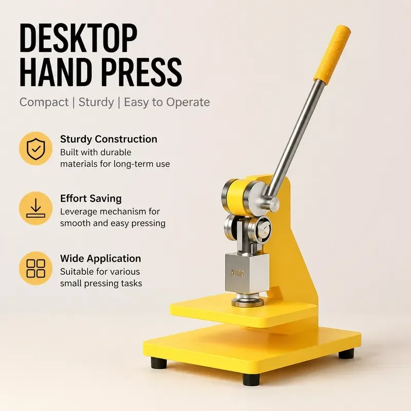 Manual Die Cutting Machine Small Pressure Press for Punching Laminating Forming E1C E1Y Compact Craft Cutter Tool