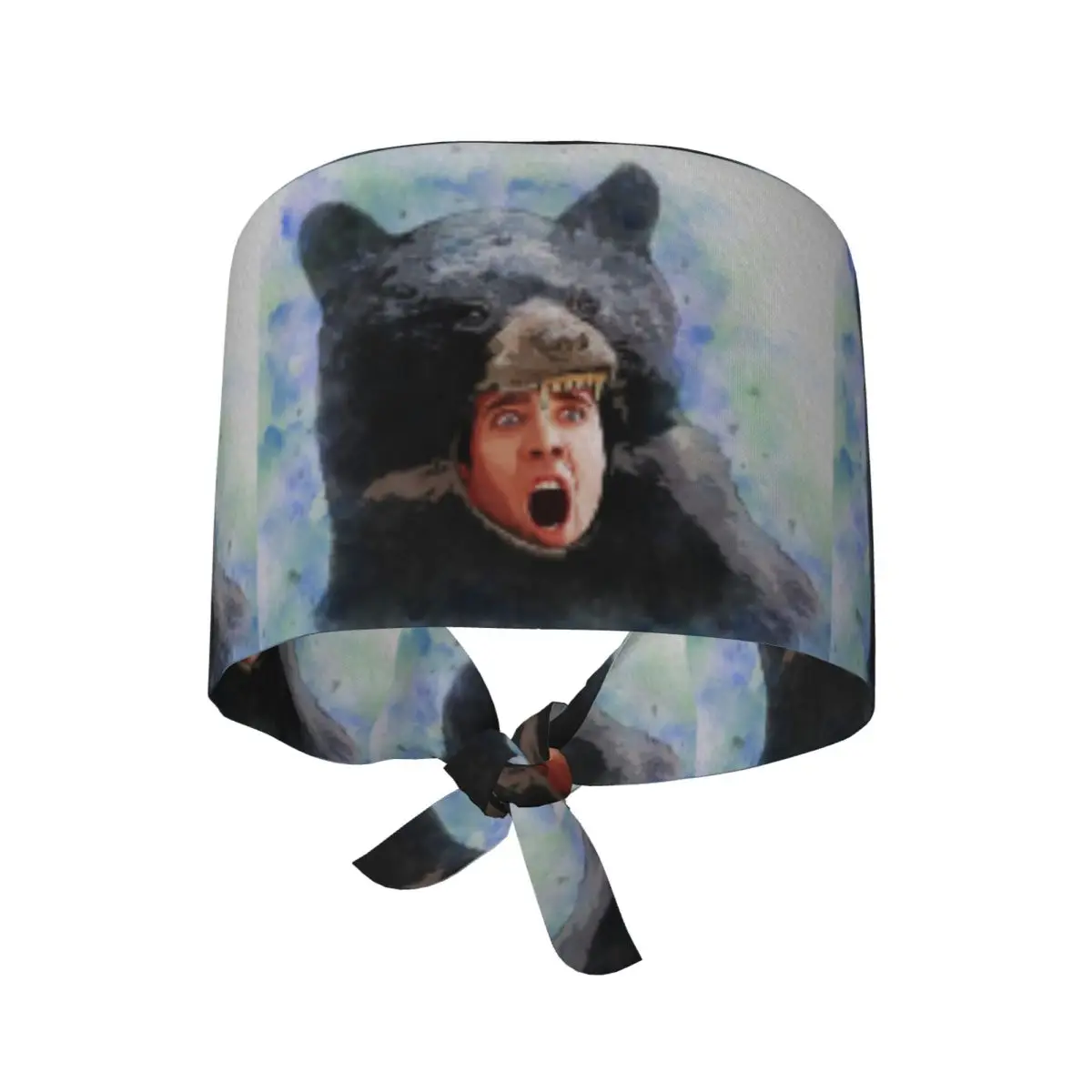 Jaula de oso, acuarela, belleza, mascota, veterinario, gorros quirúrgicos, estampado de cara de Nicolas, agencia de cuidado de mascotas, gorro de trabajo médico veterinario, gorro exfoliante