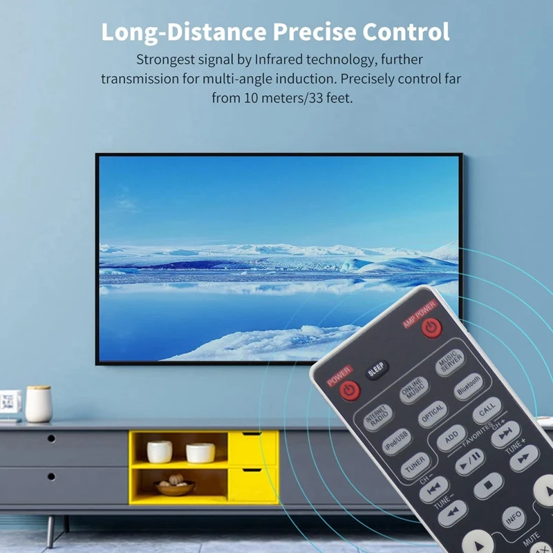 RC004NA Replacement Remote Control Plastic For Marantz Amplifier Audio Player NA6005 SA8004