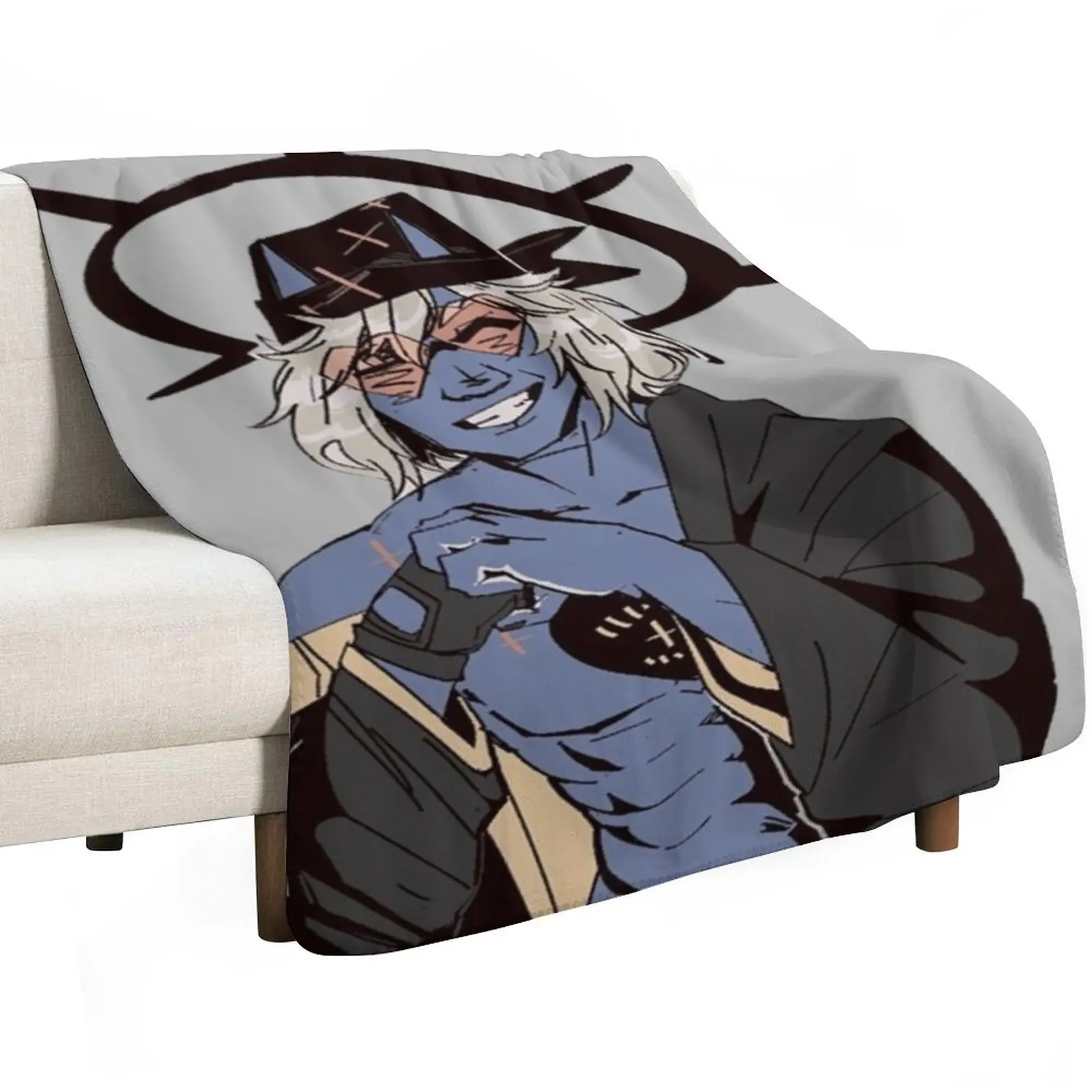 Happy Chaos - بطانية رمي المذنب، لحاف قطبي، ديكورات حرارية لبطانيات السفر