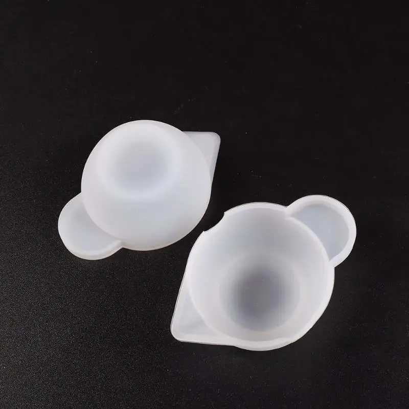 6Pcs/Lot Silicone Mold Mixing Cup Dispenser DIY Epoxy Resin Jewelry Making Tool Measuring Cups Molds Handmade Color Modulation