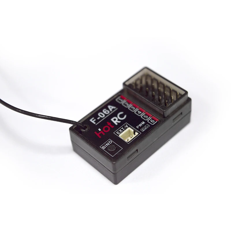 HotRC F06A F08A F01A 6CH 8CH 2.4G Normaal/Gyro Mini Ontvanger PWM voor RC Auto Tank Boot Zender CT-6A HT-8A DS-600 CT-6B CT-8B