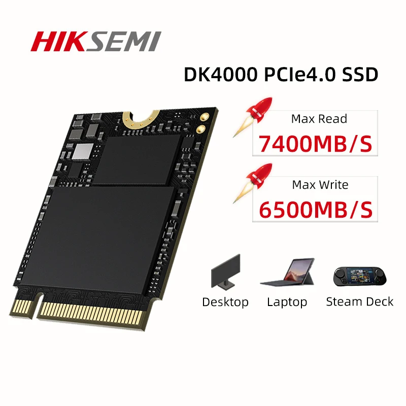 HIKSEMI 1TB 2TB M.2 SSD 2230 NVMe PCIe Gen 4x4 SSD do laptopa Steam Deck ROG FLOWZ13 Surface ProX