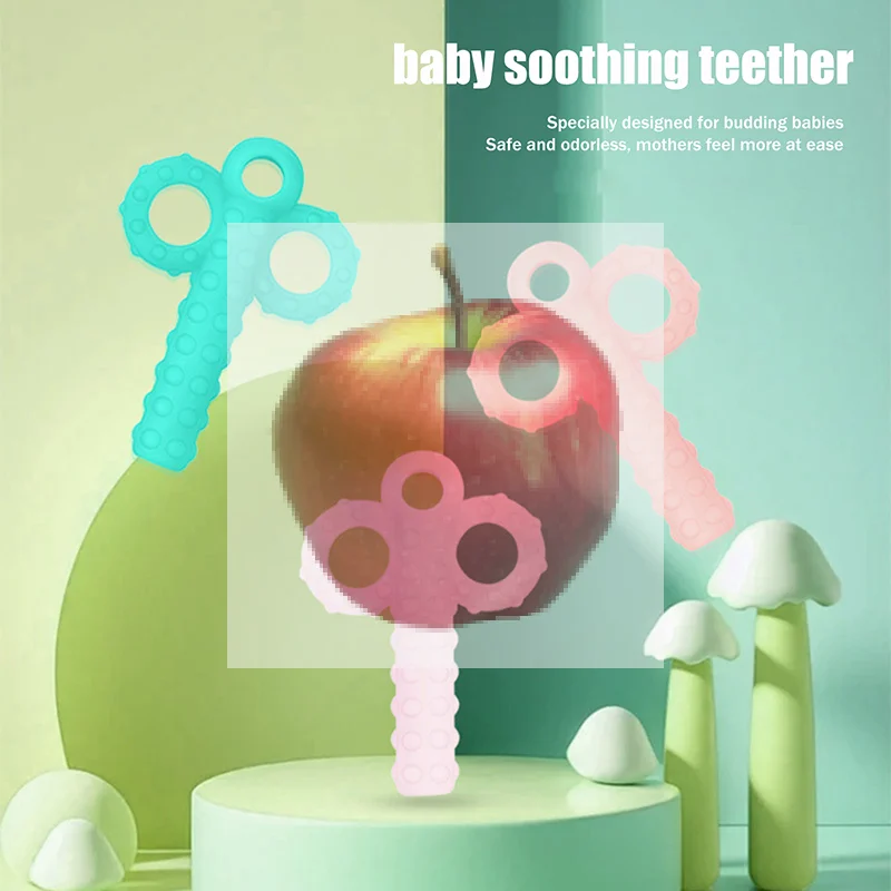 

Kids Speech Therapy Teeth Massager Child Chewing Tube Tip Children For Speak Oral Muscle Rehabilitation Train Talk Silicone Tool