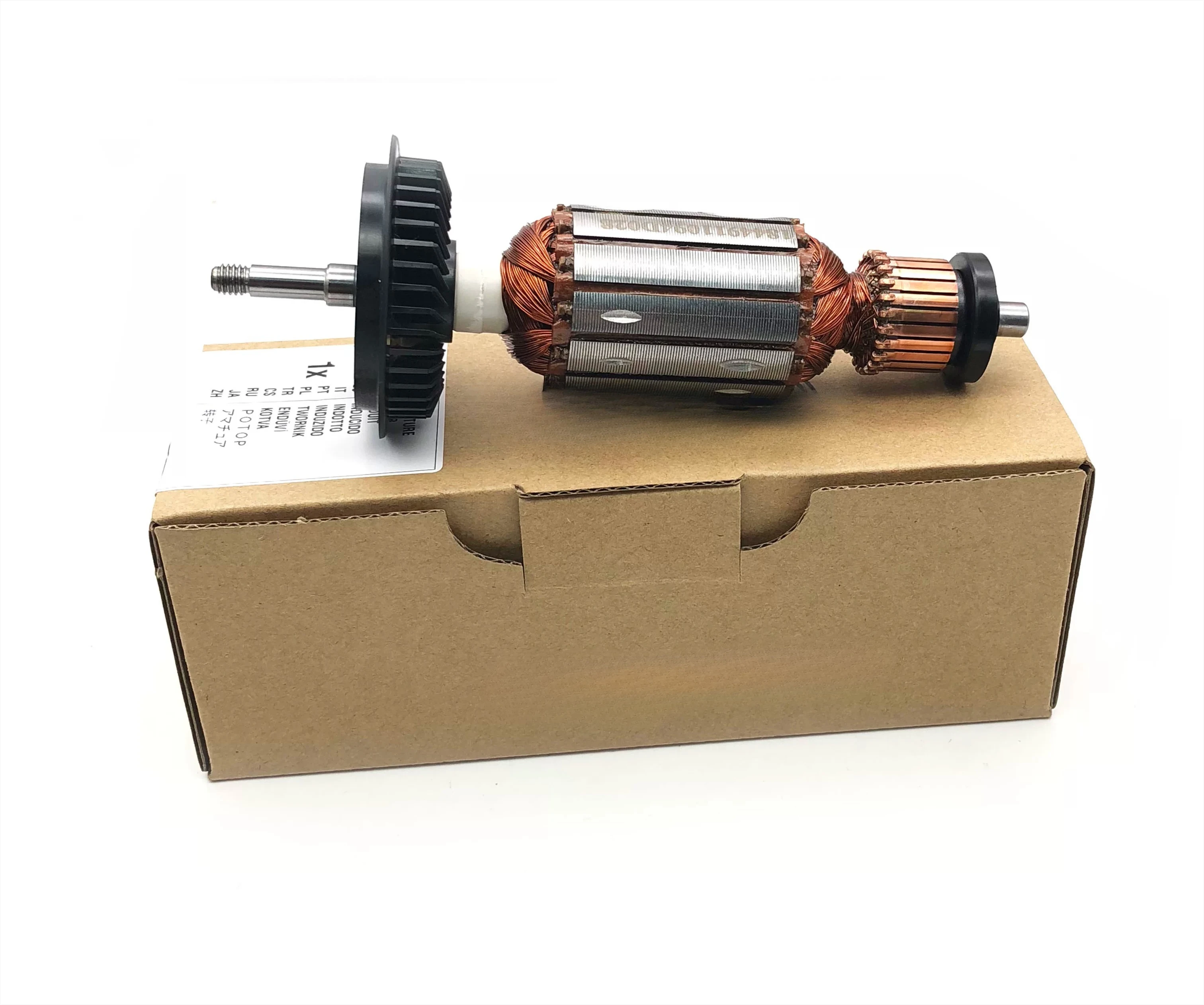 Angle grinder rotor motor, suitable for Bosch GWS8-100C/GWS8-125C replacement and maintenance armature motor electric tool