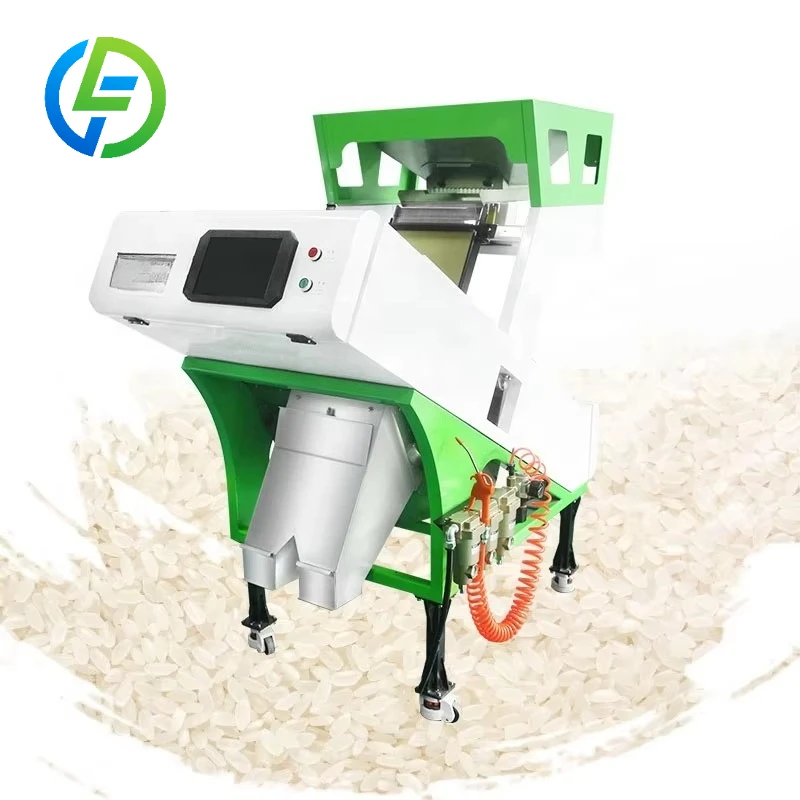 Customize High Precision AI Rice Color Shape Sorter-All-in-One Multi-Color Sorting 99.99% Accuracy APP Remote Control