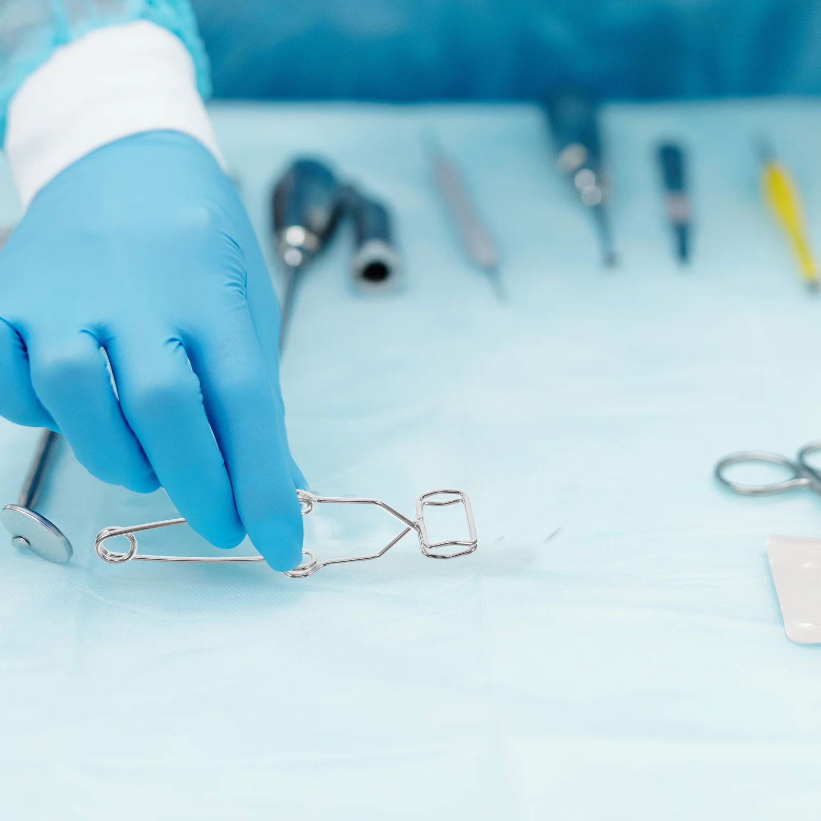 

10Pcs Metal Test Tube Grippers Steel Lab Clamps Springloaded Design Durable for Multiple Settings Easy to Clean