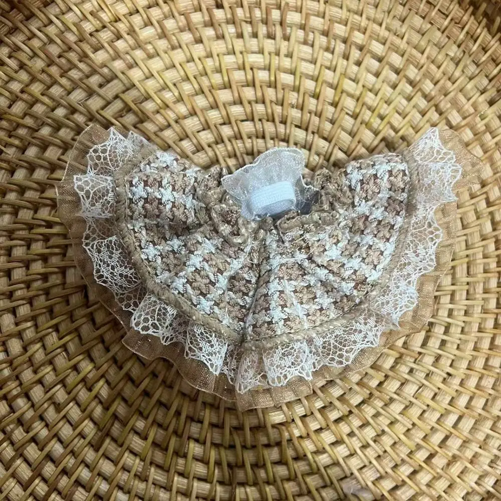 Colorful DIY Dress Up Lace Skirt Cute High Quality Suspender Skirt Adorable Children Gift for 10cm-15cm Cotton